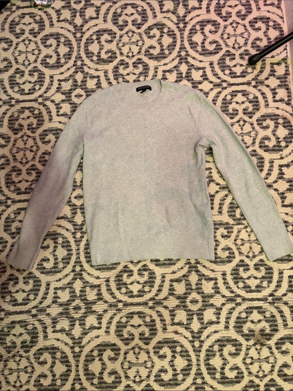 Banana Republic Light Gray Crewneck Sweater